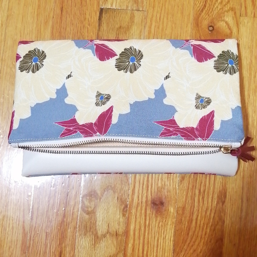 Rachel Pally white floral clutch